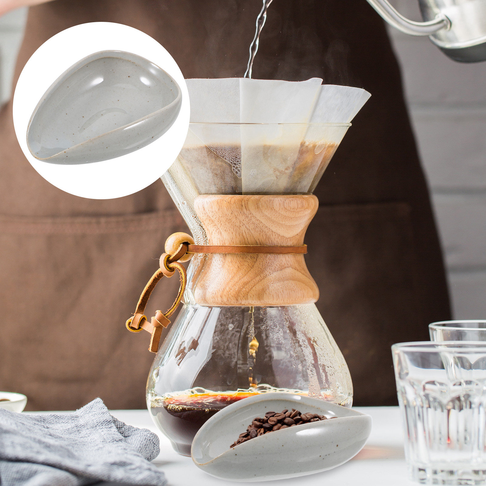 Nampan Keramik untuk Biji Kopi - Coffee Tea And Leaf ulasan dan harga