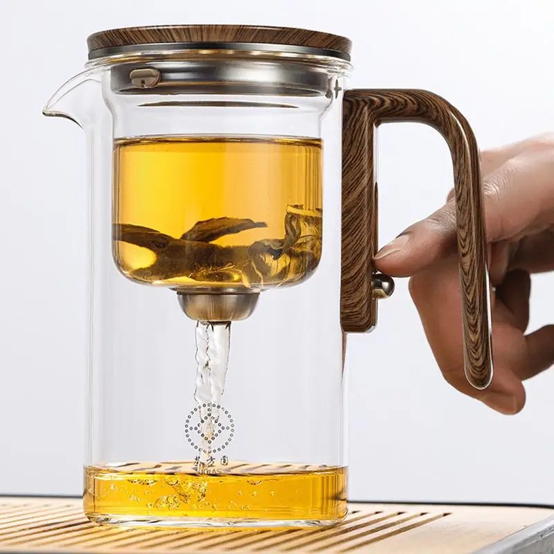 Teko Teh Kaca dengan Infuser 5 - French Press Glass ulasan dan harga
