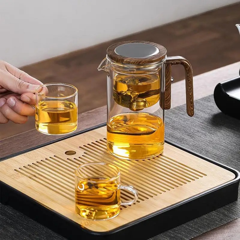 Teko Teh Kaca dengan Infuser 5 - French Press Glass ulasan dan harga