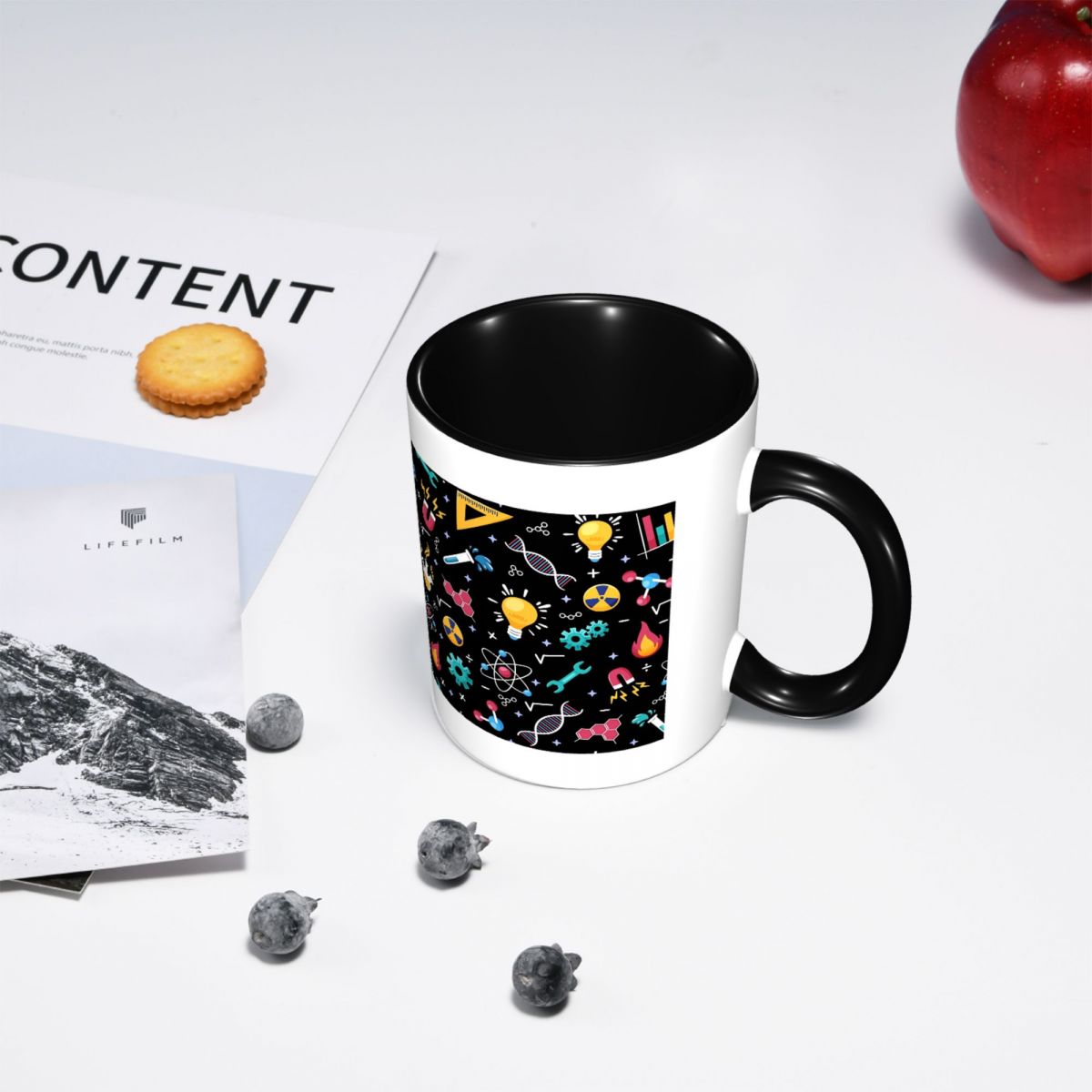 Mug Keramik Lucu Motif Ikon ST - Coffee Tea Icon ulasan dan harga