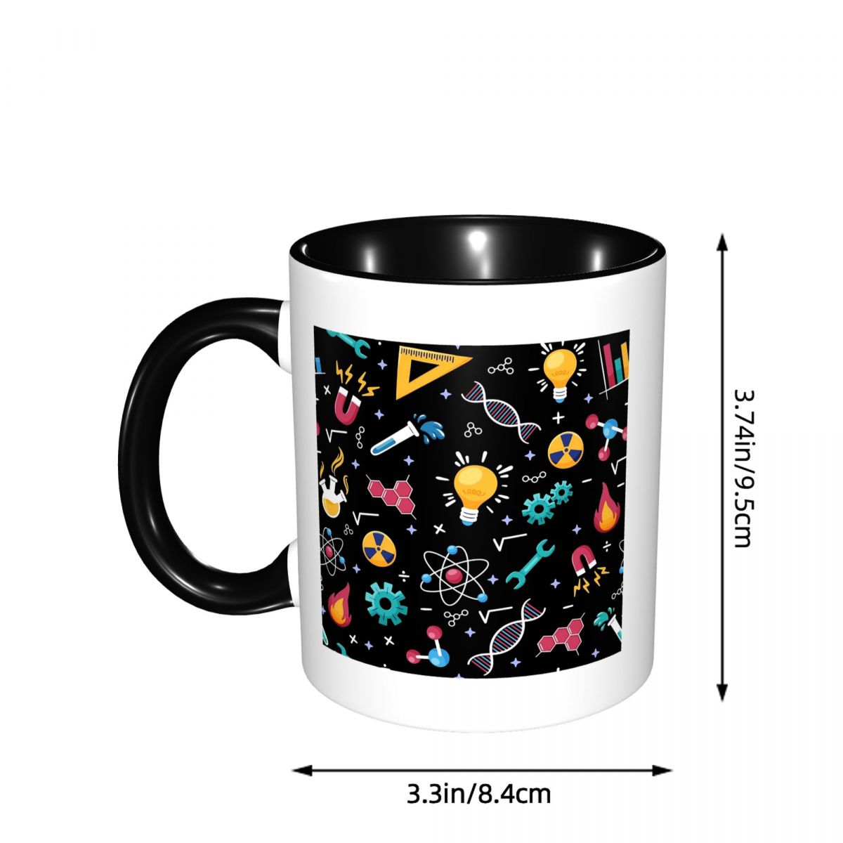 Mug Keramik Lucu Motif Ikon ST - Coffee Tea Icon ulasan dan harga