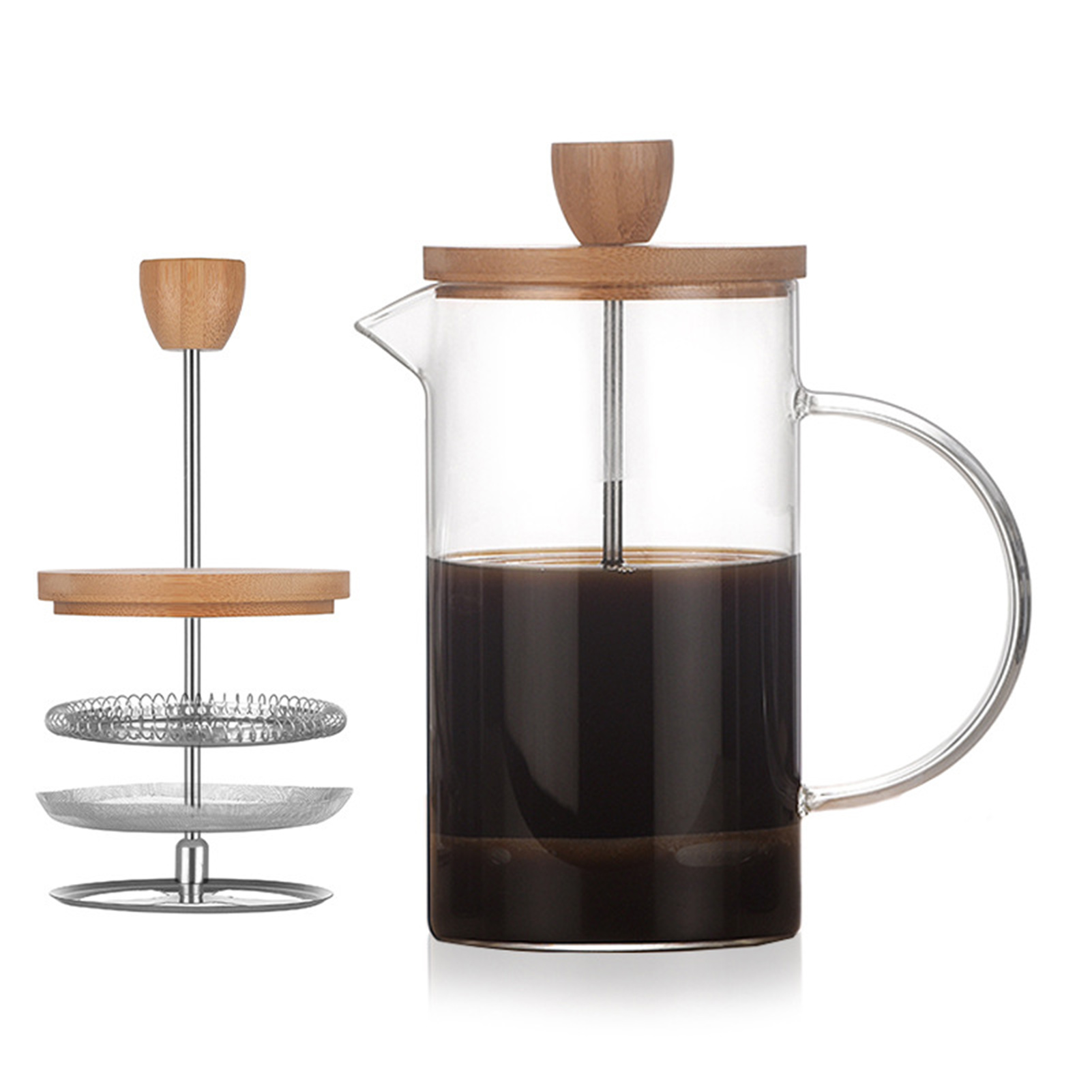 Teko Filter Prancis Serbaguna  - French Press Glass ulasan dan harga