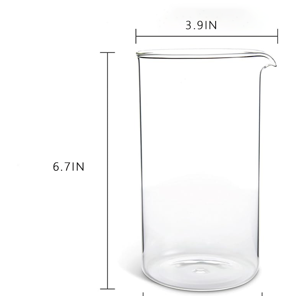Gelas Borosilikat 3.3 Penggant - French Press Glass ulasan dan harga