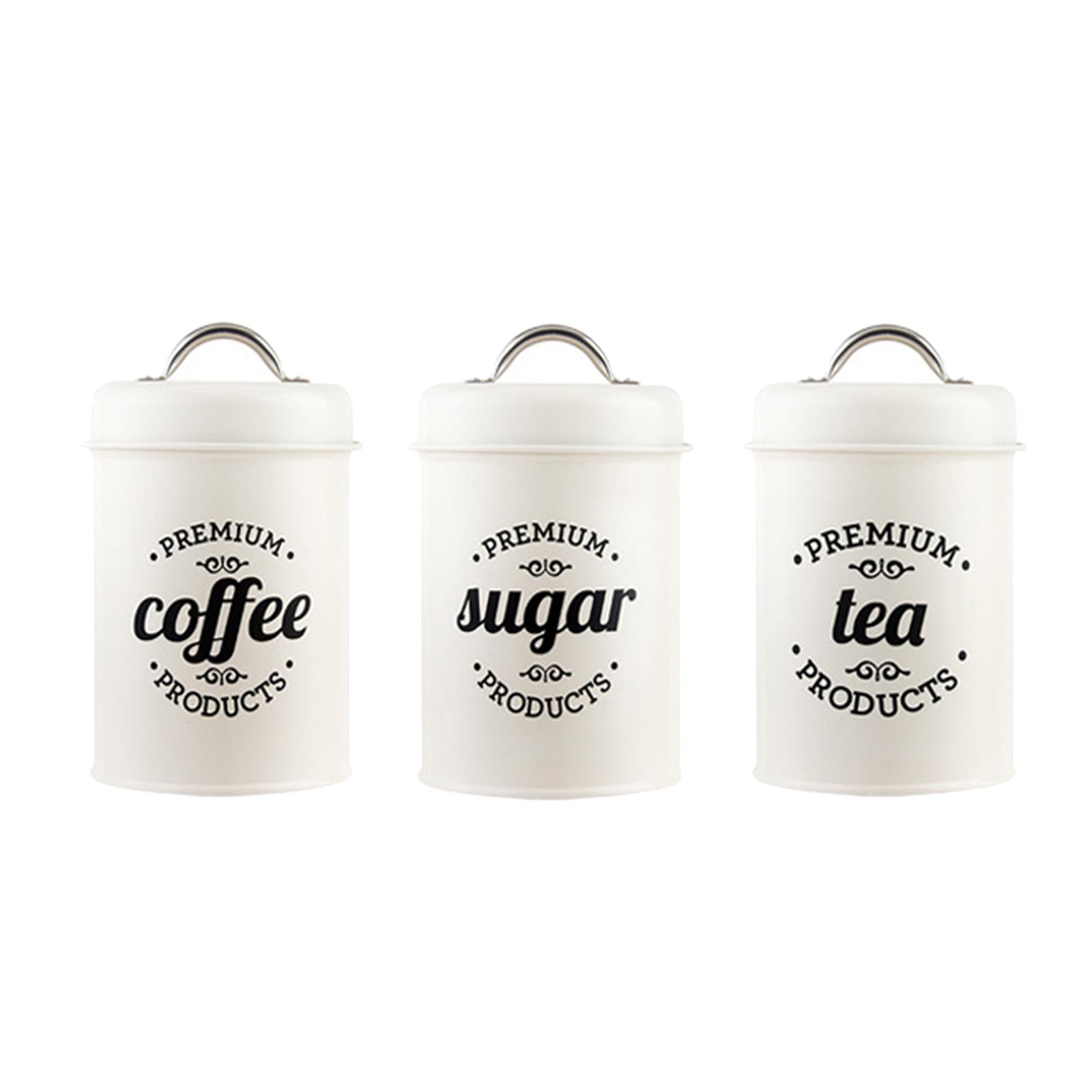 Set Wadah Dapur 1200ML dengan  - Coffee Tea And Sugar Canister Set ulasan dan harga