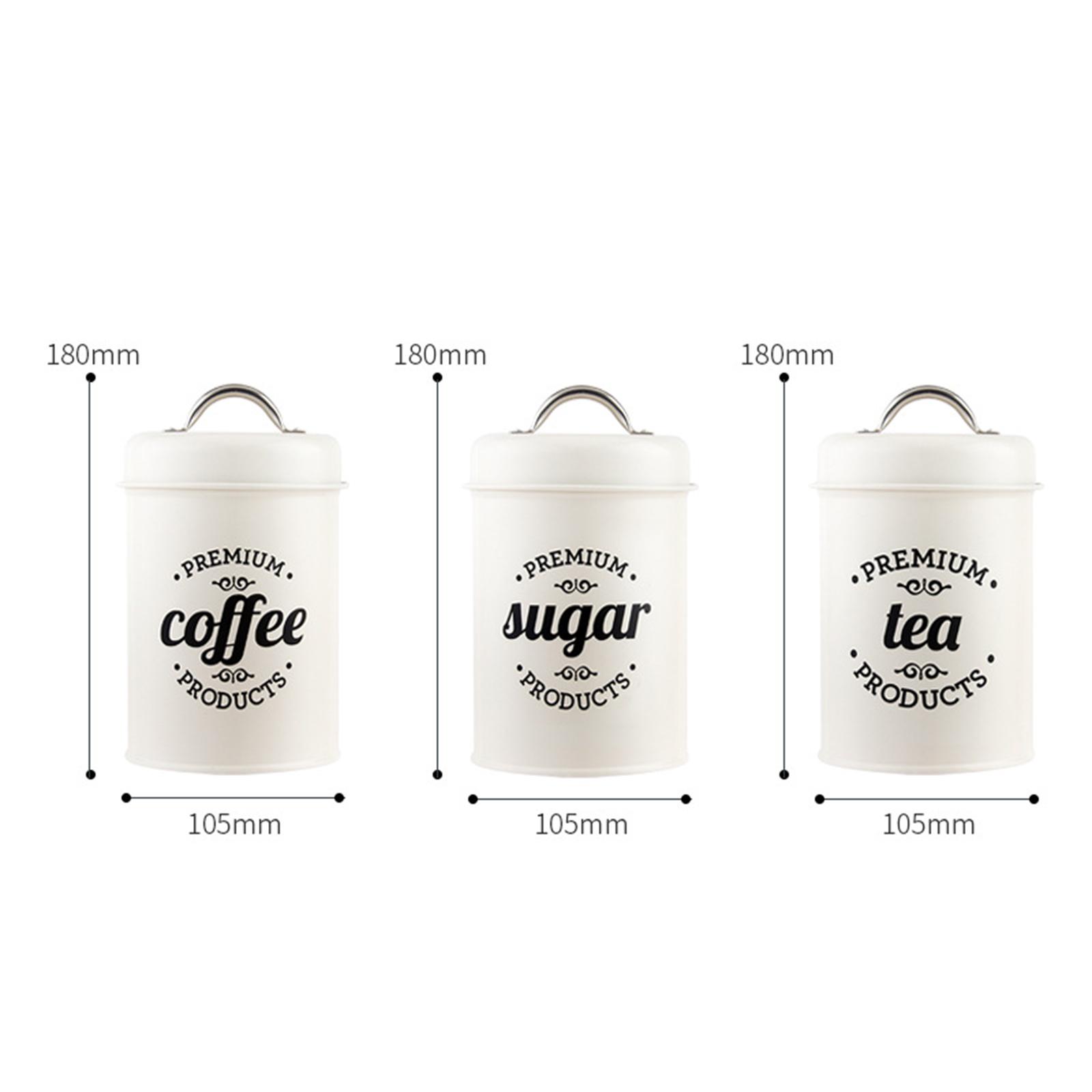 Set Wadah Dapur 1200ML dengan  - Coffee Tea And Sugar Canister Set ulasan dan harga