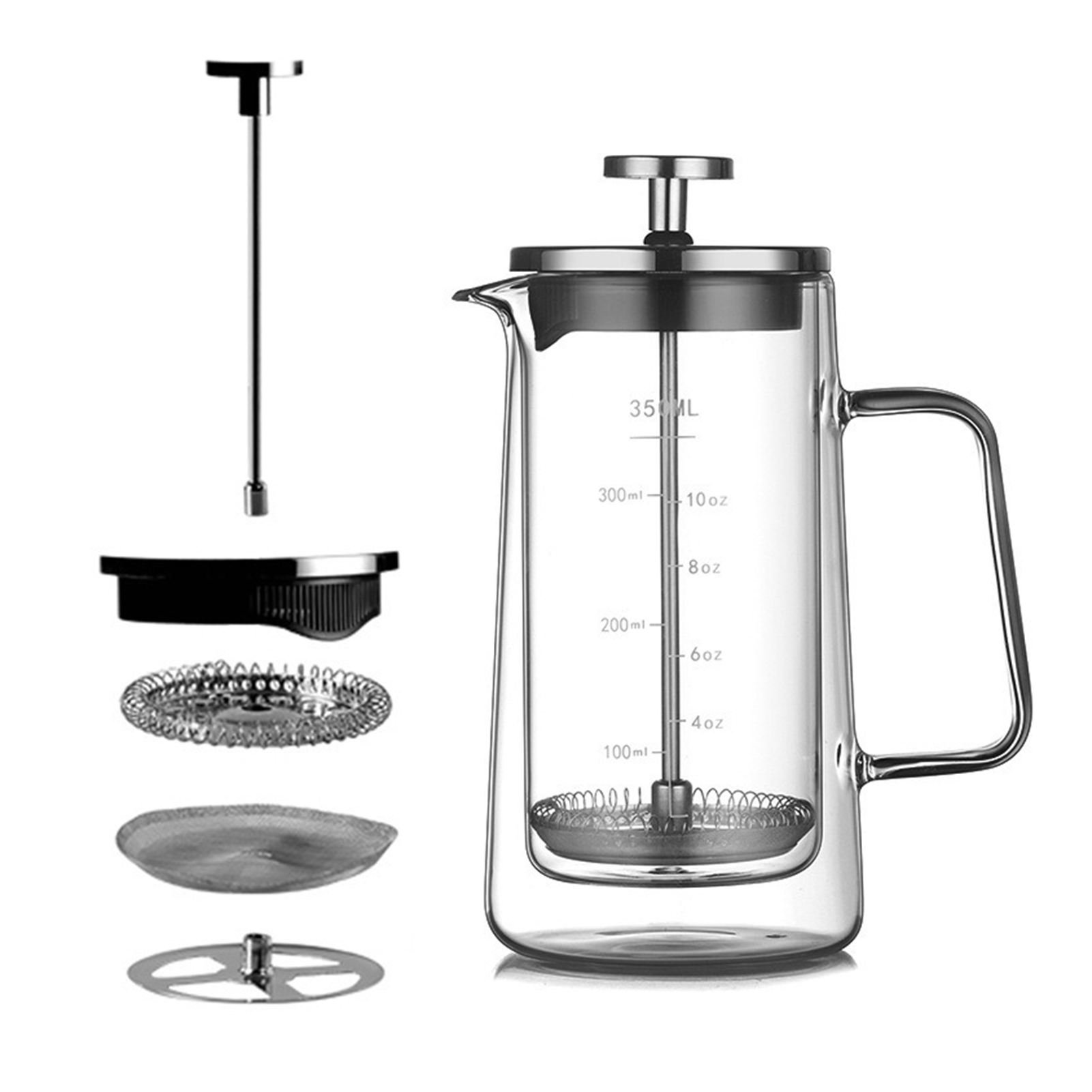 Teko French Press Dua Lapis da - French Press Glass ulasan dan harga