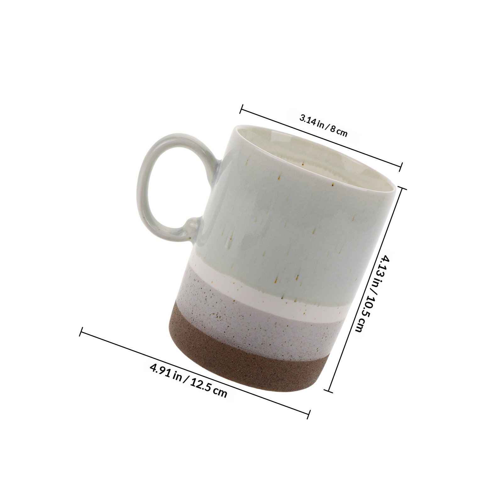 Mug Kopi Keramik dengan Gagang - Coffee Tea And Cocoa ulasan dan harga