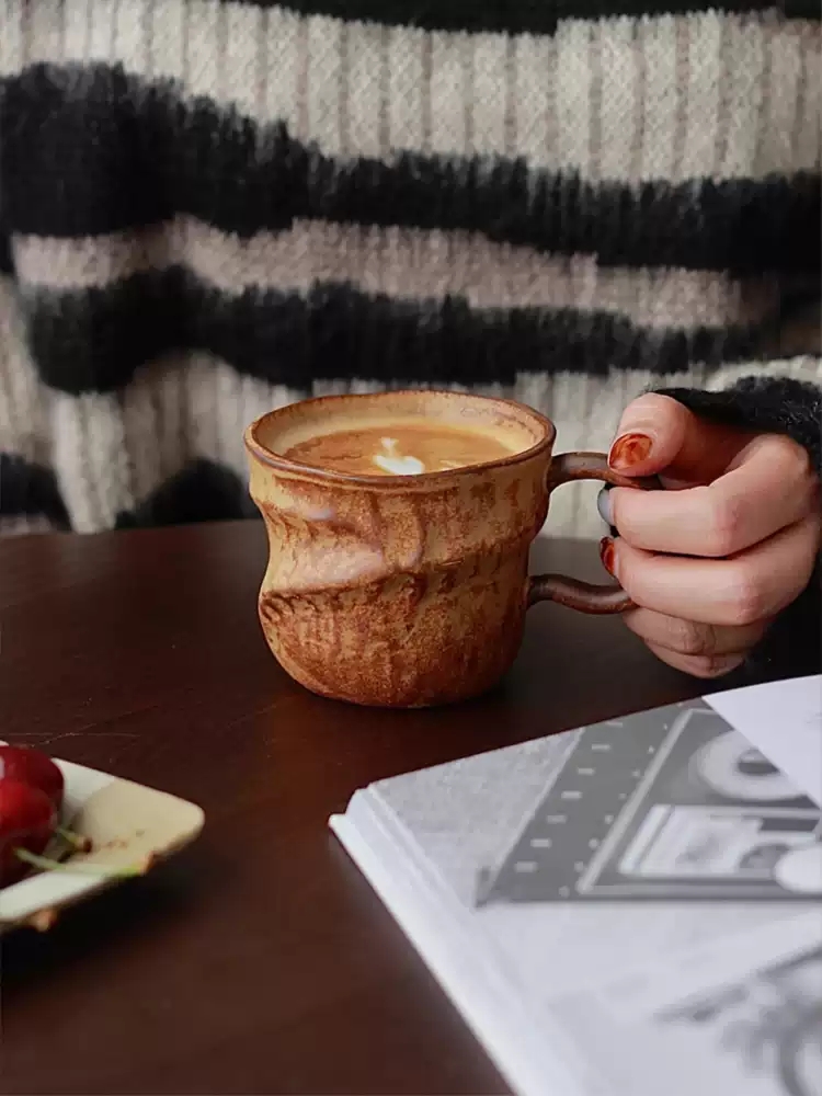 Mug Keramik Buatan Tangan Vint - Morning Tea Coffee ulasan dan harga