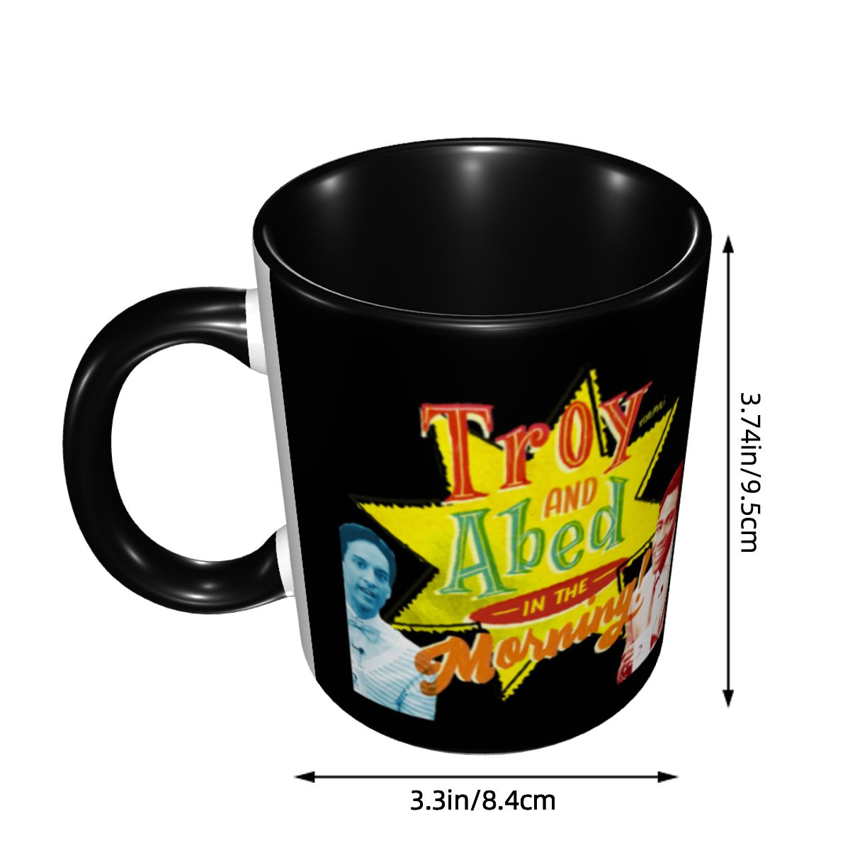 Mug Keramik DIY Troy Dan Abed  - Morning Tea Coffee ulasan dan harga