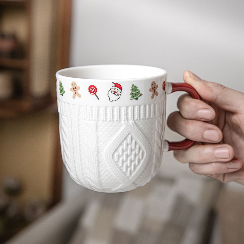Mug Keramik Sweater Natal 380m - Coffee Tea Icon ulasan dan harga