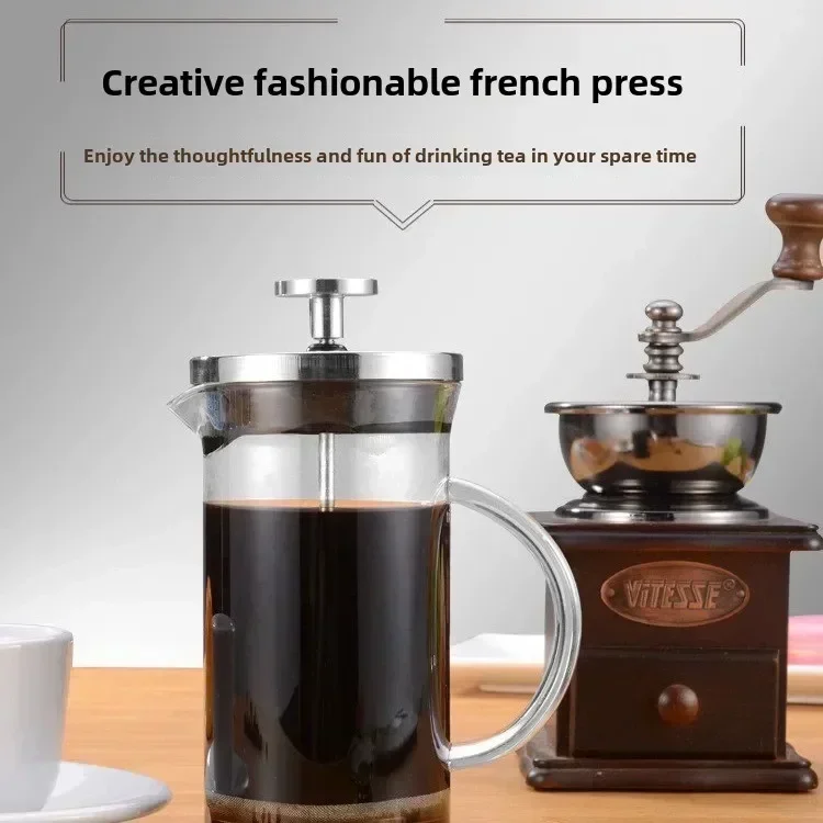 350-1000Ml Pembuat Kopi Kaca B - French Press Glass ulasan dan harga