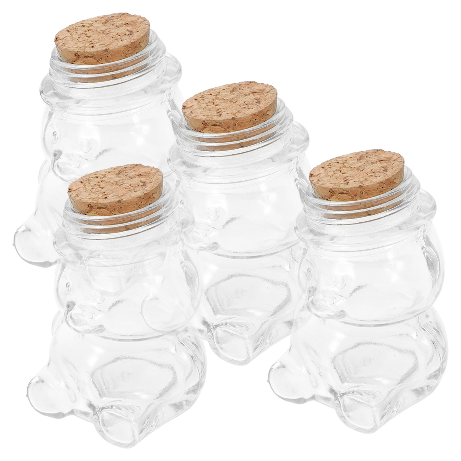 4 Buah Set Toples Permen Kaca  - Coffee Tea Sugar ulasan dan harga