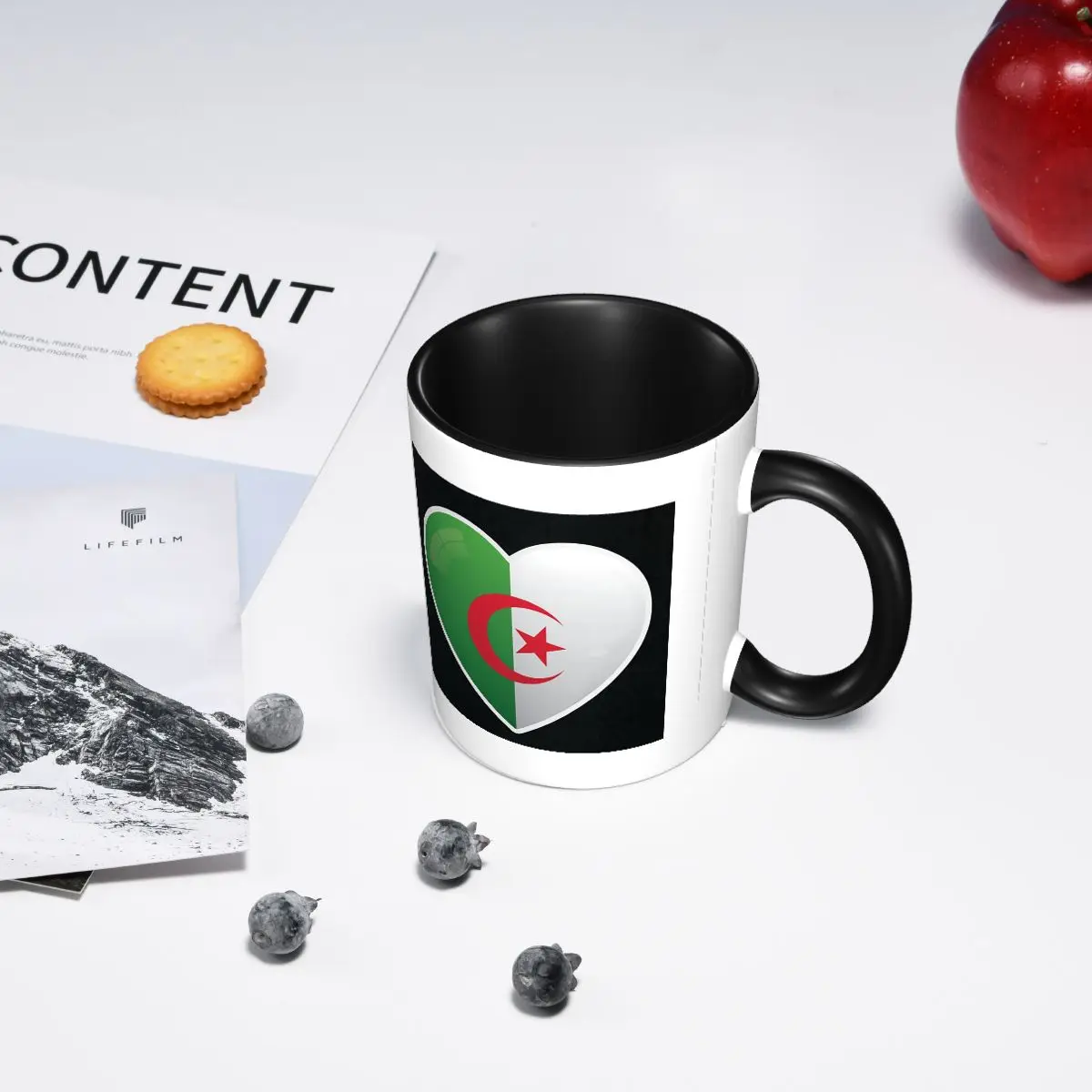 Mug Ikon Cinta Bendera Aljazai - Coffee Tea Icon ulasan dan harga