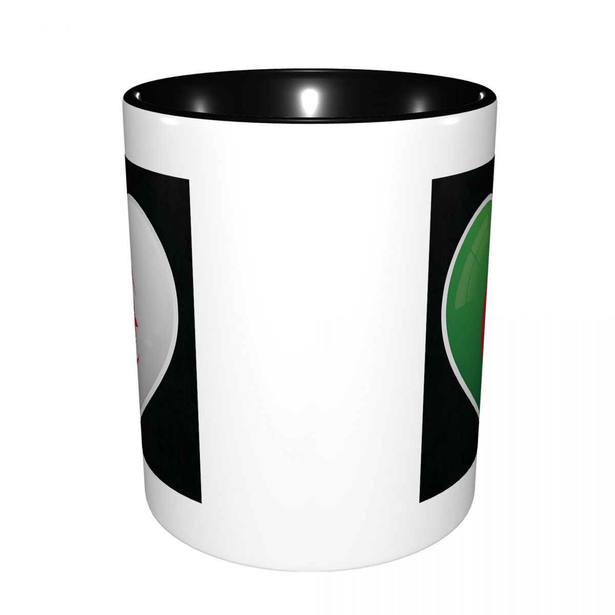 Mug Ikon Cinta Bendera Aljazai - Coffee Tea Icon ulasan dan harga