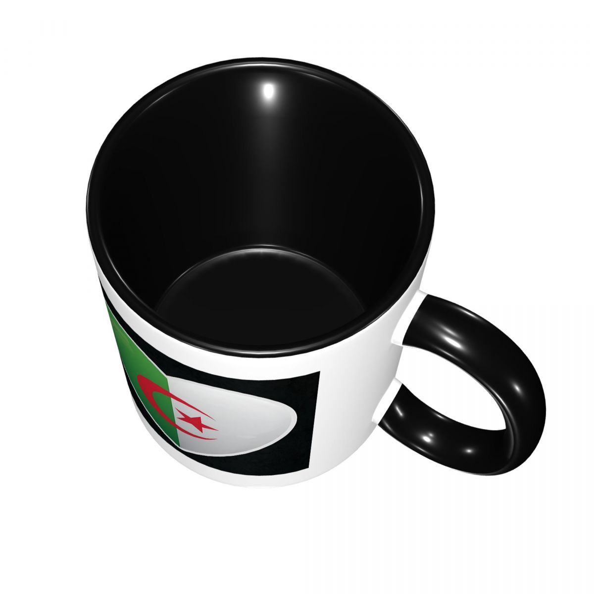 Mug Ikon Cinta Bendera Aljazai - Coffee Tea Icon ulasan dan harga