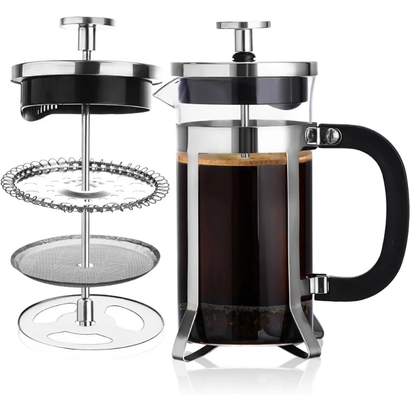 Mesin Kopi Perancis Filter Tek - French Press Glass ulasan dan harga