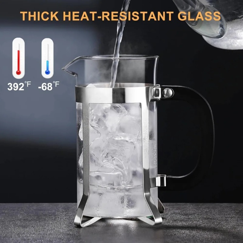 Mesin Kopi Perancis Filter Tek - French Press Glass ulasan dan harga