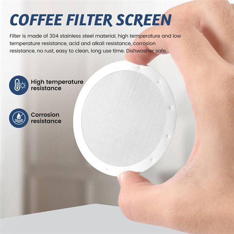 J1UL1N 30 Buah Saringan Kopi L - Aeropress Coffee Maker ulasan dan harga