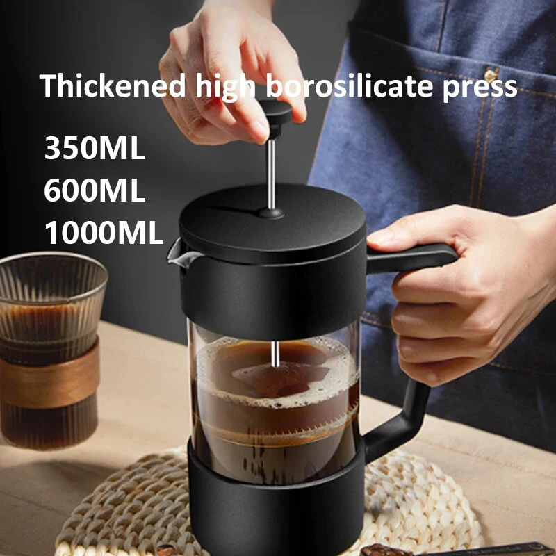 350/600/1000ML French Press Co - French Press Glass ulasan dan harga