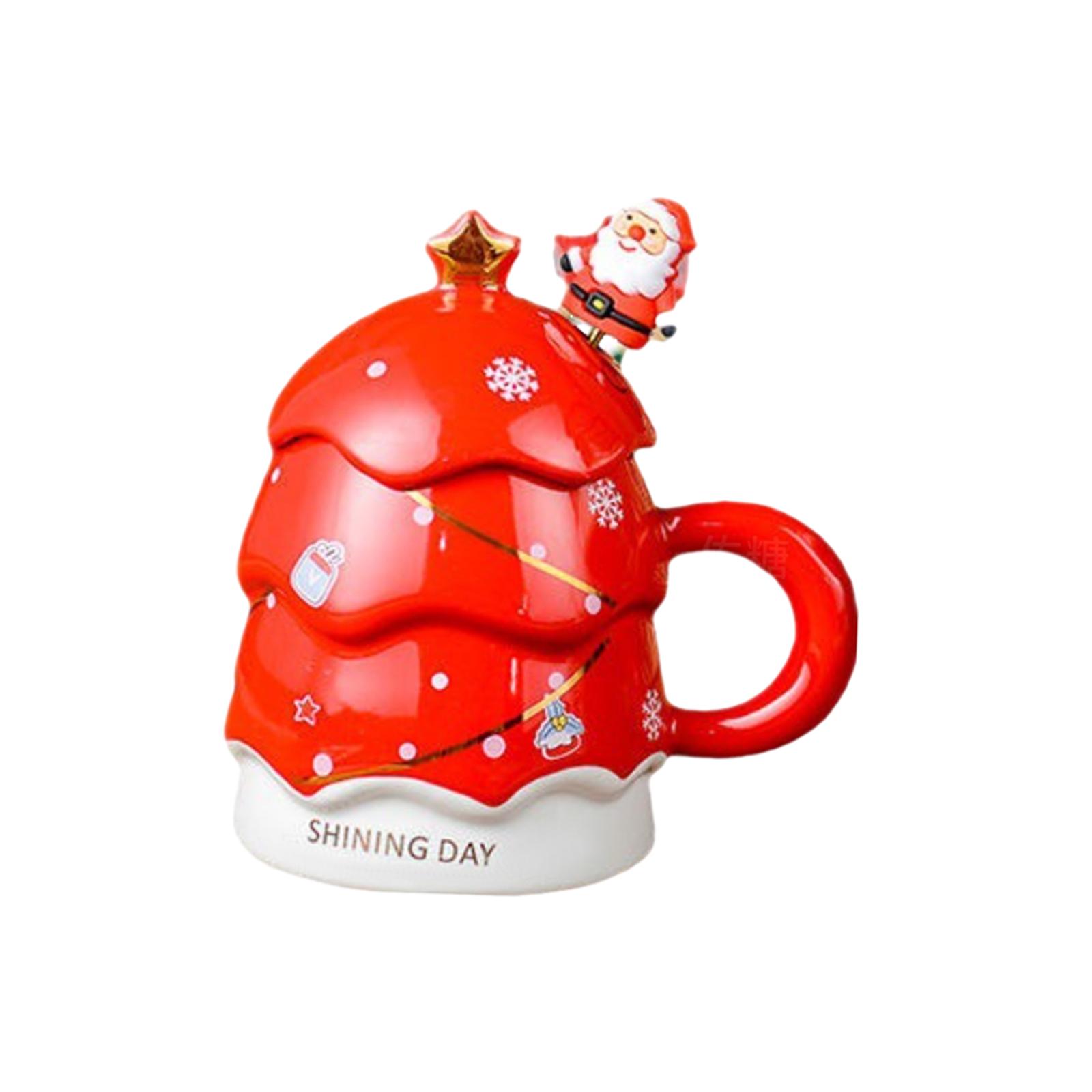 Mug Kopi Keramik Pohon Natal C - Morning Tea Coffee ulasan dan harga