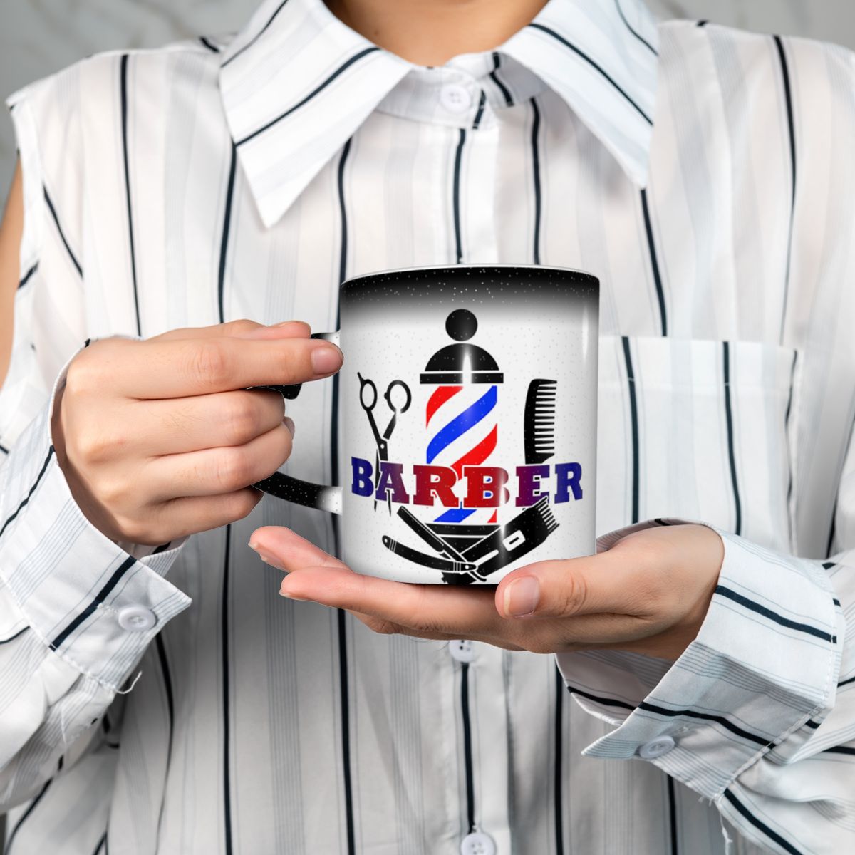 Ikon Barbershop Mug Penata Ram - Coffee Tea Icon ulasan dan harga